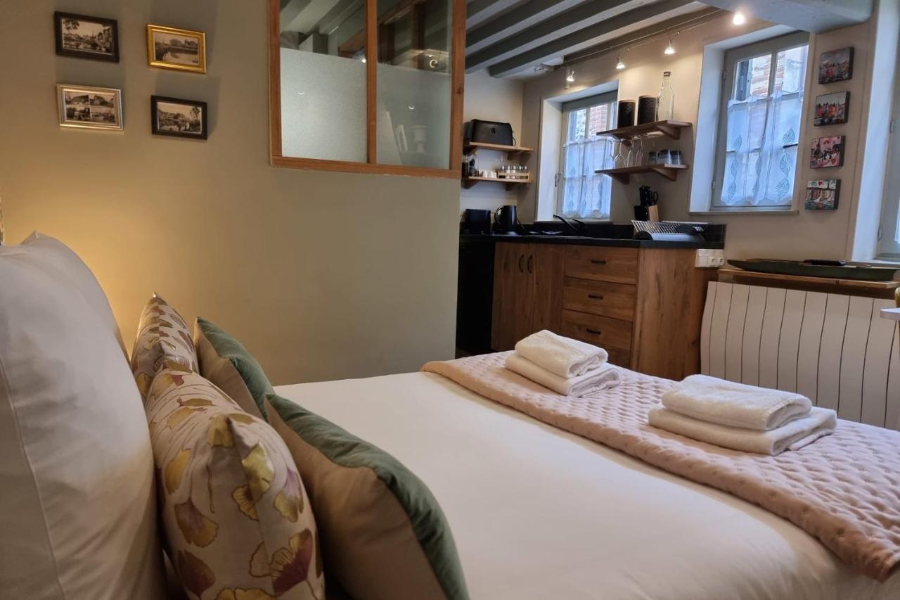 The Saint Jean Suite - Cozy For 2 - Center Honfleur With Fireplace Exterior foto